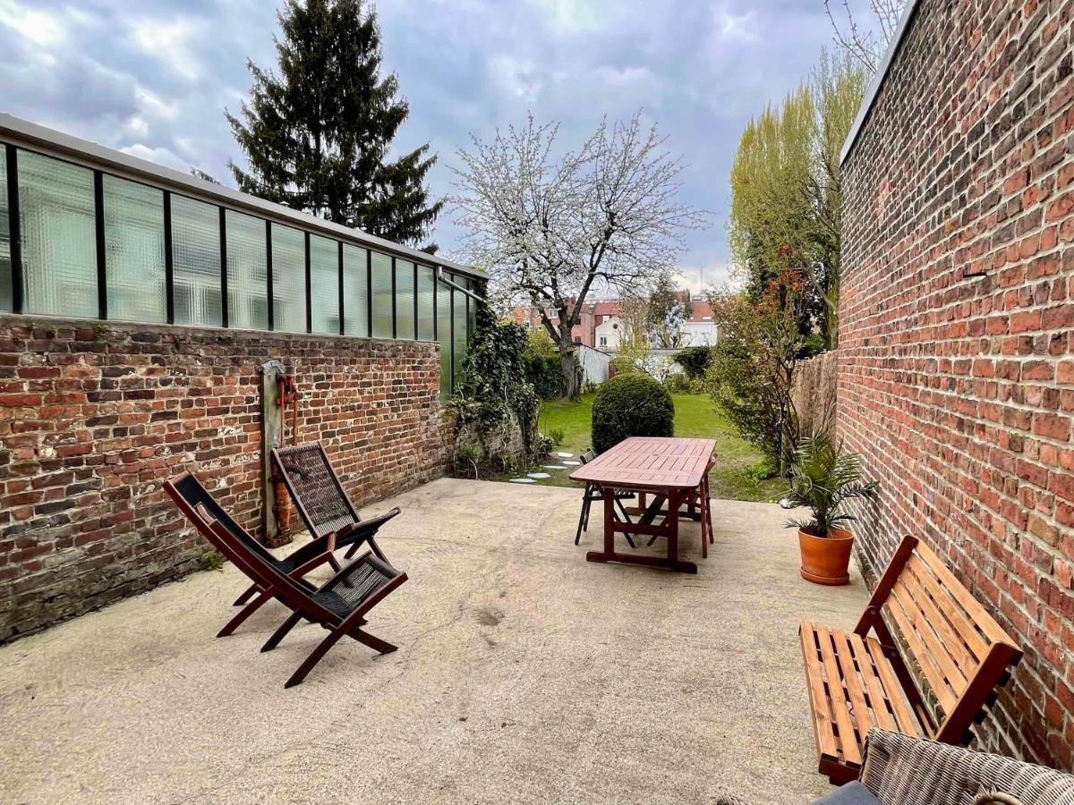 La Chambre Jaune Maison Avec Grande Terrasse Et Garage Prive Lille Exterior foto